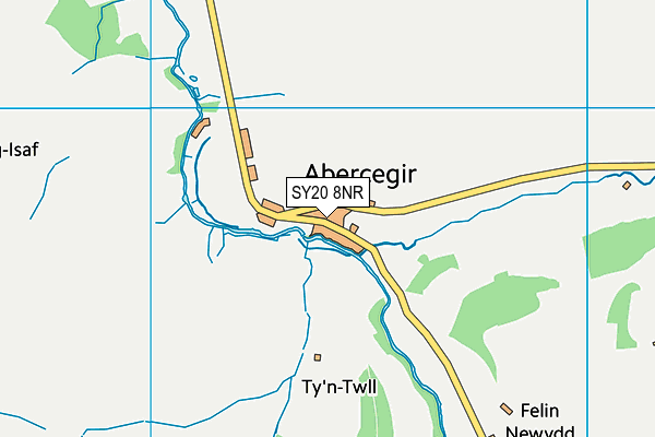 SY20 8NR map - OS VectorMap District (Ordnance Survey)