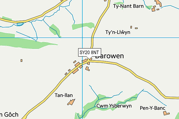 SY20 8NT map - OS VectorMap District (Ordnance Survey)