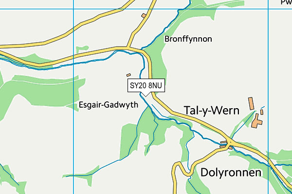 SY20 8NU map - OS VectorMap District (Ordnance Survey)