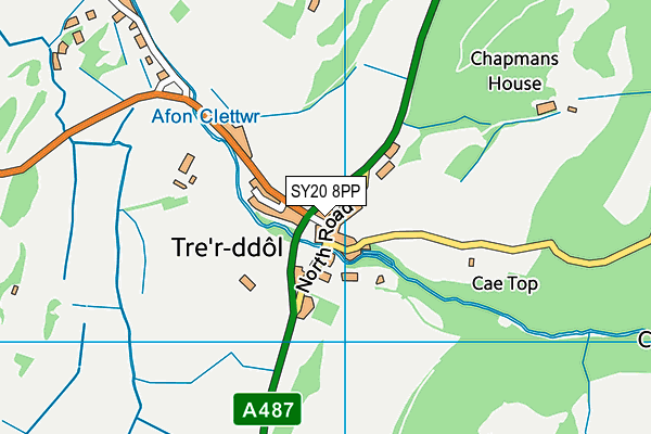 SY20 8PP map - OS VectorMap District (Ordnance Survey)