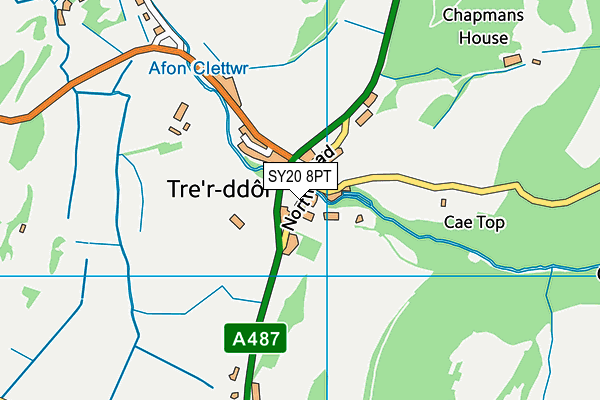 SY20 8PT map - OS VectorMap District (Ordnance Survey)