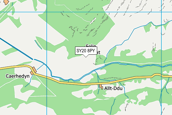 SY20 8PY map - OS VectorMap District (Ordnance Survey)