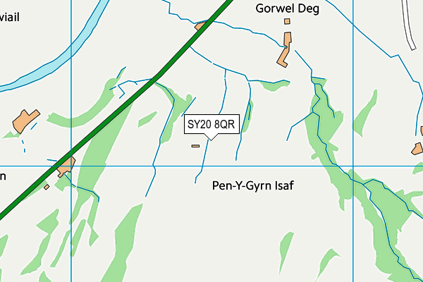 SY20 8QR map - OS VectorMap District (Ordnance Survey)