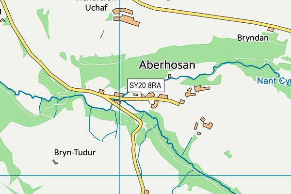 SY20 8RA map - OS VectorMap District (Ordnance Survey)