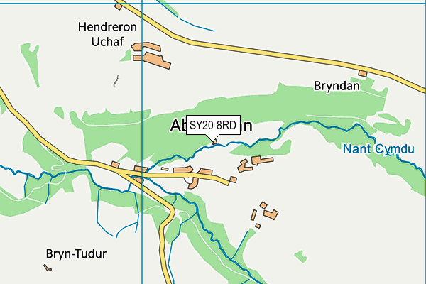 SY20 8RD map - OS VectorMap District (Ordnance Survey)