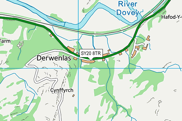 SY20 8TR map - OS VectorMap District (Ordnance Survey)