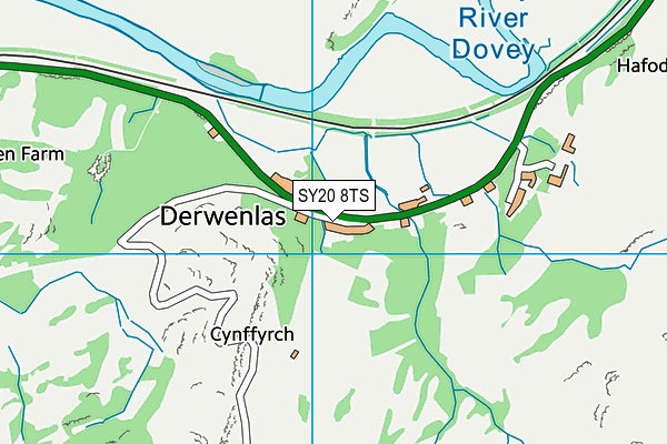 SY20 8TS map - OS VectorMap District (Ordnance Survey)