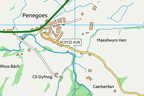 SY20 8UN map - OS VectorMap District (Ordnance Survey)