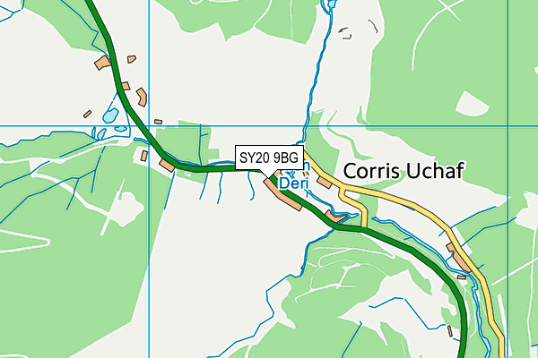 SY20 9BG map - OS VectorMap District (Ordnance Survey)