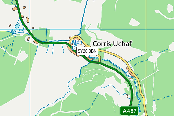 SY20 9BN map - OS VectorMap District (Ordnance Survey)