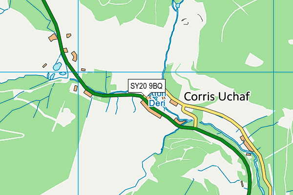 SY20 9BQ map - OS VectorMap District (Ordnance Survey)