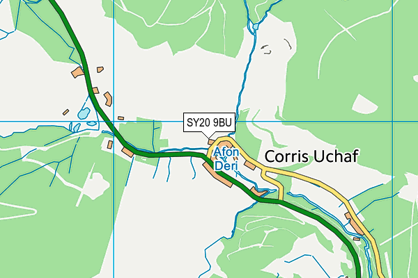 SY20 9BU map - OS VectorMap District (Ordnance Survey)