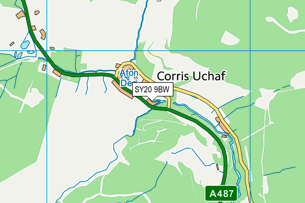 SY20 9BW map - OS VectorMap District (Ordnance Survey)