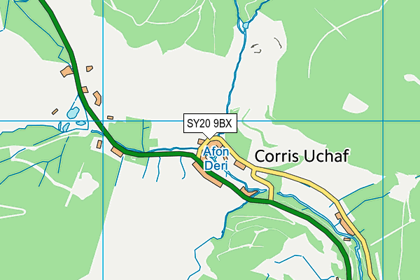 SY20 9BX map - OS VectorMap District (Ordnance Survey)