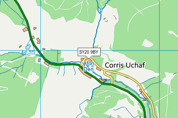 SY20 9BY map - OS VectorMap District (Ordnance Survey)