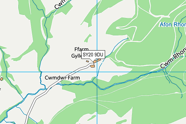 SY20 9DU map - OS VectorMap District (Ordnance Survey)