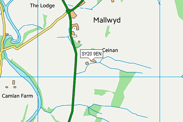 SY20 9EN map - OS VectorMap District (Ordnance Survey)