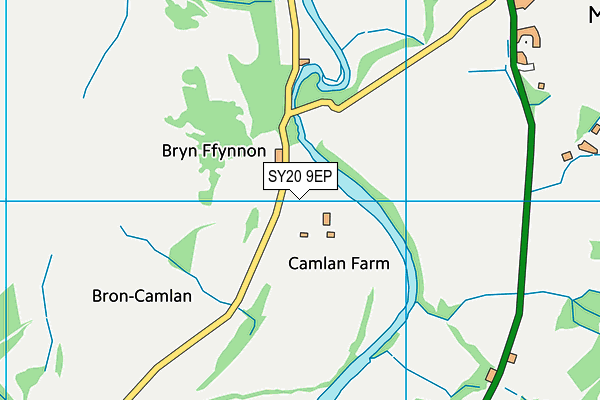 SY20 9EP map - OS VectorMap District (Ordnance Survey)