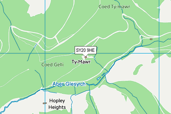 SY20 9HE map - OS VectorMap District (Ordnance Survey)