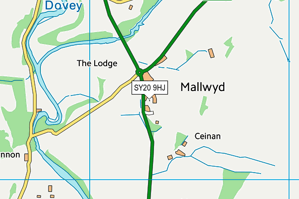 SY20 9HJ map - OS VectorMap District (Ordnance Survey)