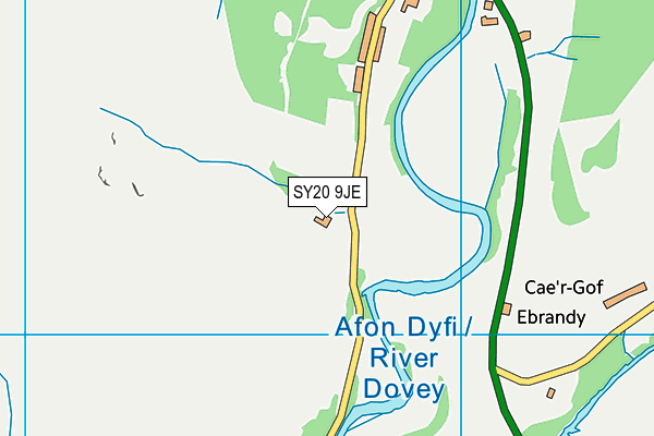 SY20 9JE map - OS VectorMap District (Ordnance Survey)