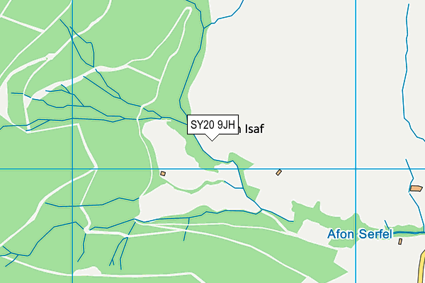 SY20 9JH map - OS VectorMap District (Ordnance Survey)