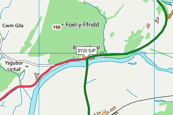 SY20 9JP map - OS VectorMap District (Ordnance Survey)