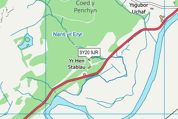 SY20 9JR map - OS VectorMap District (Ordnance Survey)