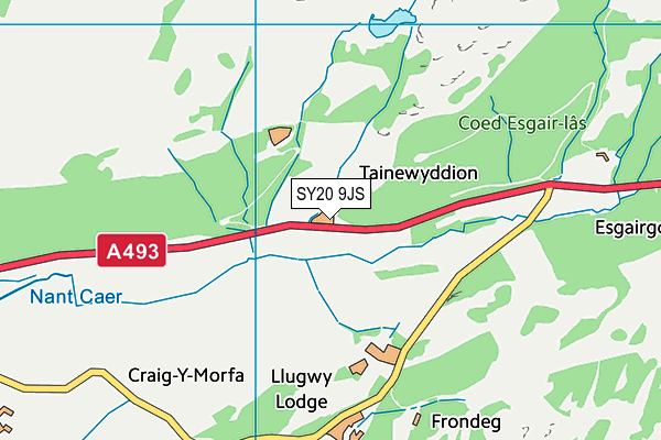 SY20 9JS map - OS VectorMap District (Ordnance Survey)