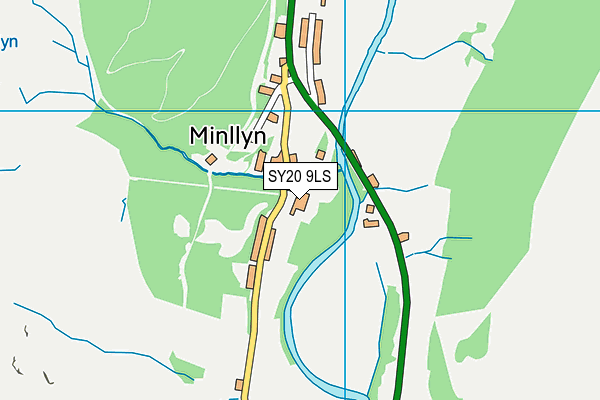 SY20 9LS map - OS VectorMap District (Ordnance Survey)