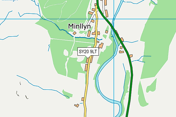 SY20 9LT map - OS VectorMap District (Ordnance Survey)