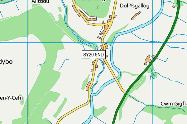 SY20 9ND map - OS VectorMap District (Ordnance Survey)