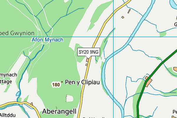 SY20 9NG map - OS VectorMap District (Ordnance Survey)