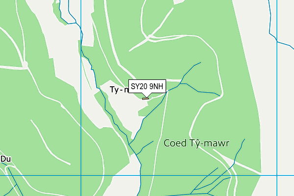 SY20 9NH map - OS VectorMap District (Ordnance Survey)