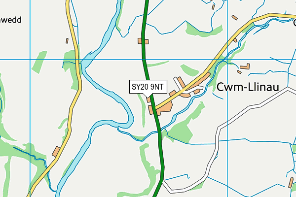 SY20 9NT map - OS VectorMap District (Ordnance Survey)