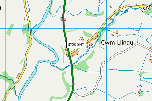 SY20 9NY map - OS VectorMap District (Ordnance Survey)