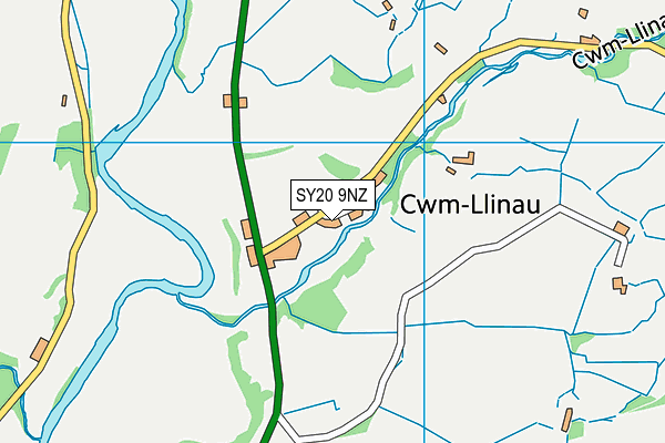 SY20 9NZ map - OS VectorMap District (Ordnance Survey)