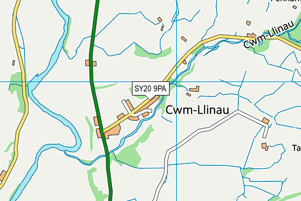 SY20 9PA map - OS VectorMap District (Ordnance Survey)