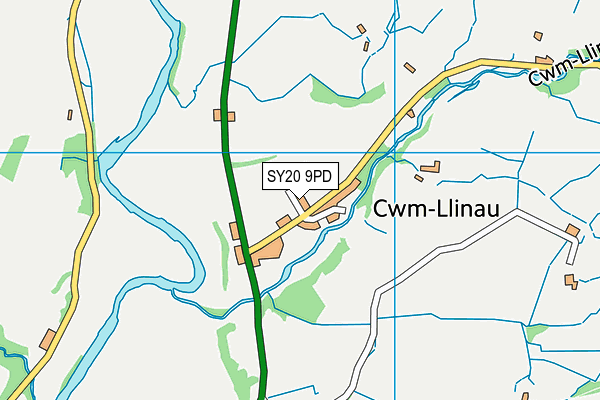SY20 9PD map - OS VectorMap District (Ordnance Survey)
