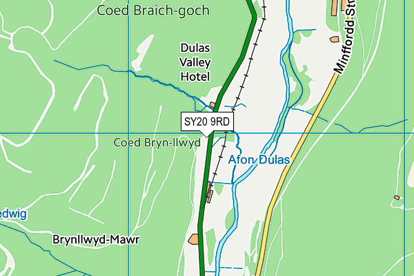 SY20 9RD map - OS VectorMap District (Ordnance Survey)