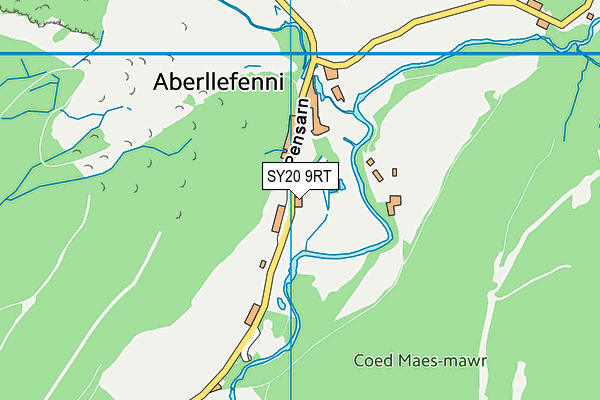 SY20 9RT map - OS VectorMap District (Ordnance Survey)