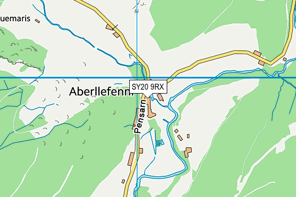 SY20 9RX map - OS VectorMap District (Ordnance Survey)