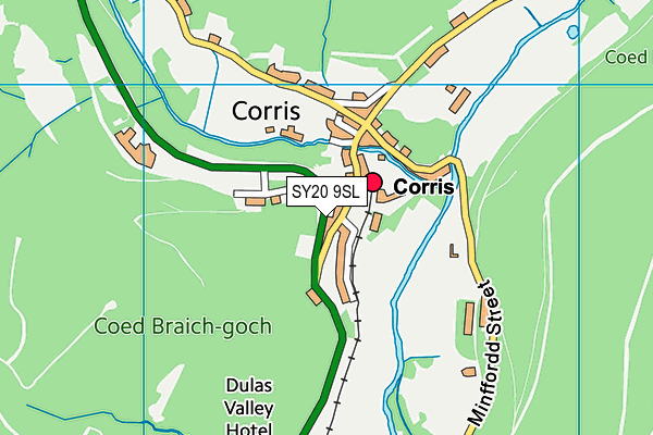 SY20 9SL map - OS VectorMap District (Ordnance Survey)