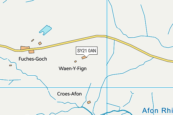 SY21 0AN map - OS VectorMap District (Ordnance Survey)