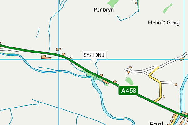 SY21 0NU map - OS VectorMap District (Ordnance Survey)