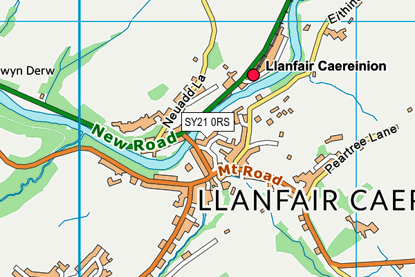 SY21 0RS map - OS VectorMap District (Ordnance Survey)