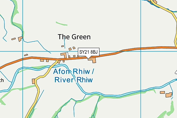SY21 8BJ map - OS VectorMap District (Ordnance Survey)