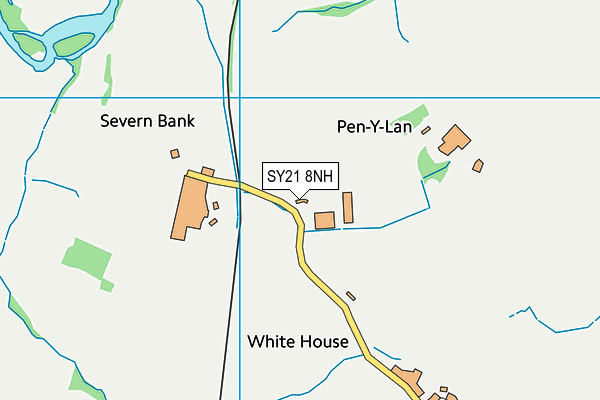 SY21 8NH map - OS VectorMap District (Ordnance Survey)