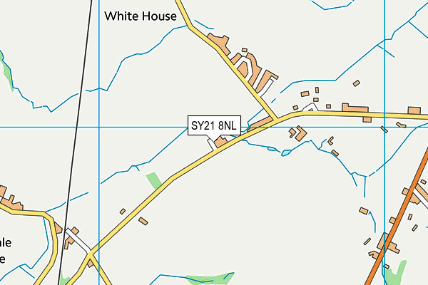 SY21 8NL map - OS VectorMap District (Ordnance Survey)