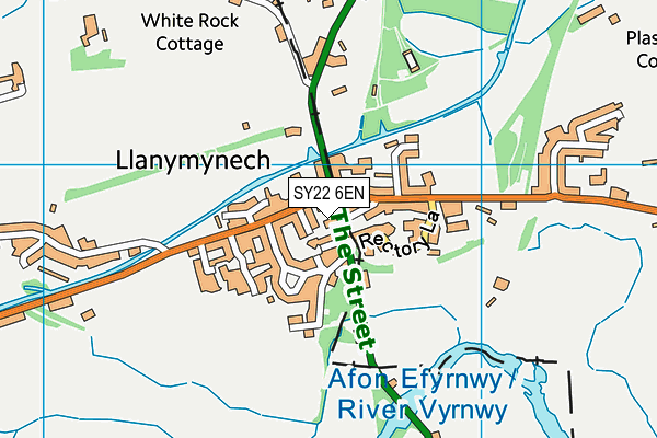 SY22 6EN map - OS VectorMap District (Ordnance Survey)